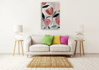 Dreamy Petals I Wall Art Print on the wall