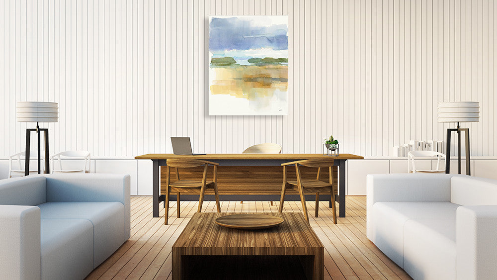 The Dusk Wall Art Print on the wall