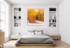 Square Impressionist Wall Art Print on the wall