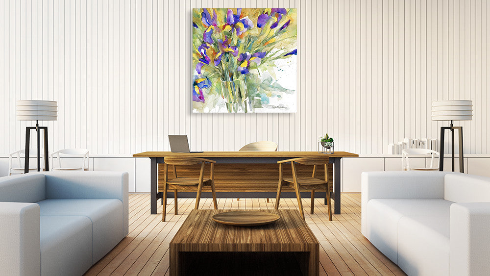 Fiesta Wall Art Print on the wall
