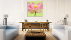 Flower Art III Wall Art Print on the wall