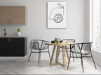 Fruit Contour Lemons Wall Art Print on the wall