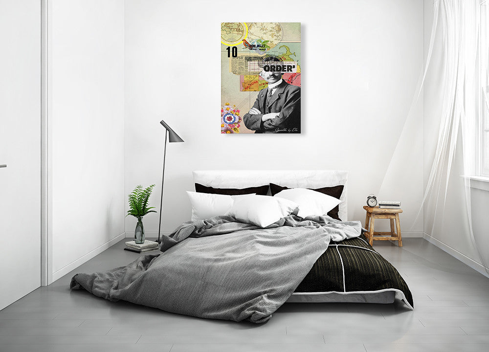 Gandhi Wall Art Print on the wall