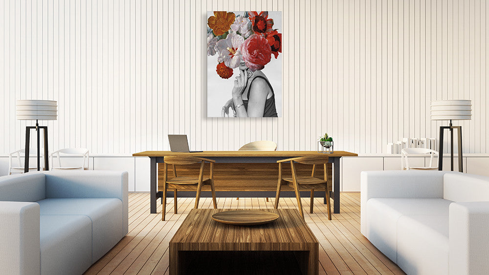 Garden Party II Wall Art Print on the wall