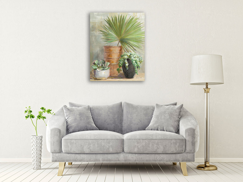 Indoor Garden II Wall Art Print on the wall