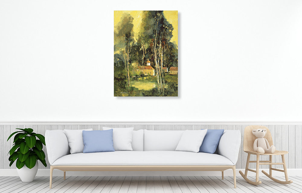 The Italian Villa Wall Art Print on the wall