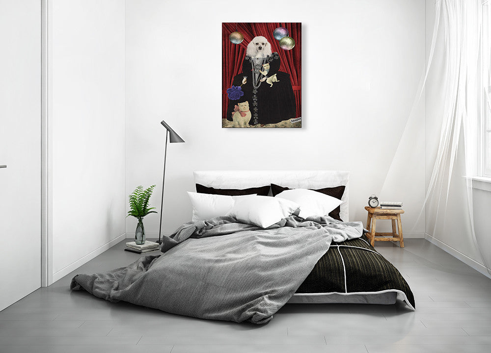 Jezebel Wall Art Print on the wall