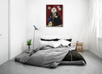 Jezebel Wall Art Print on the wall