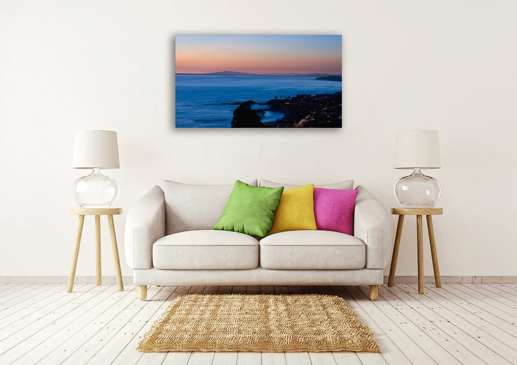 Laguna Coastline Wall Art Print on the wall