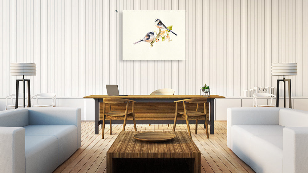 Longtailed Wall Art Print on the wall