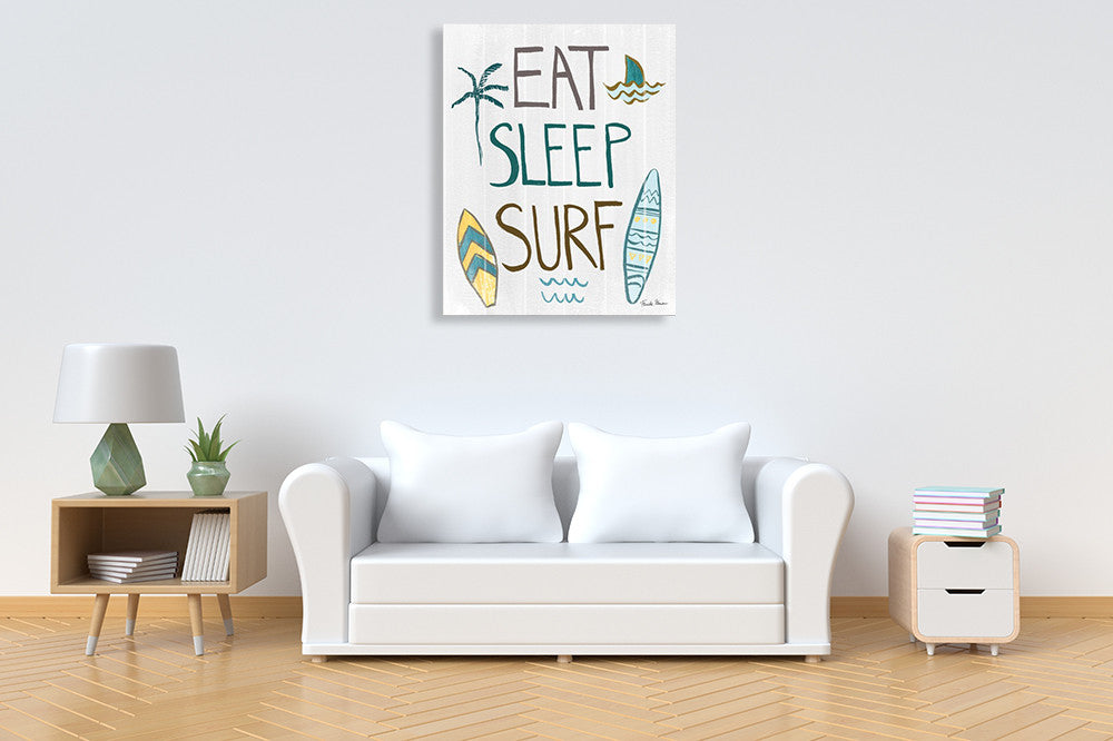 Make Waves III Wall Art Print on the wall