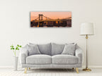 Manhattan Point Wall Art Print on the wall