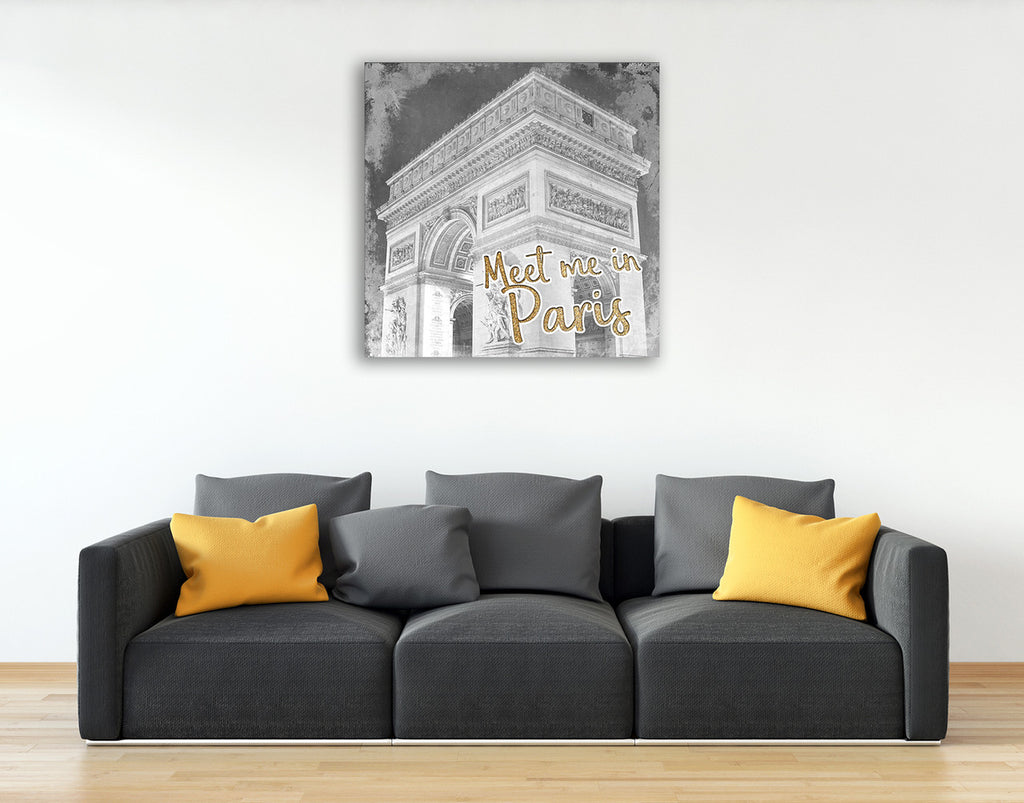 Meet Me in Paris I Wall Art Print on the wall