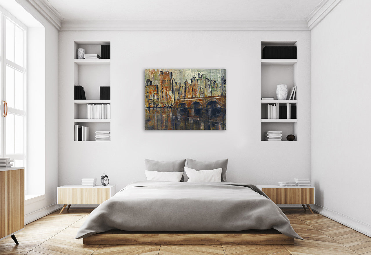 Metro II Wall Art Print on the wall