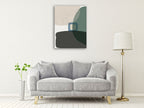 Mid Century Circles I Wall Art Print on the wall