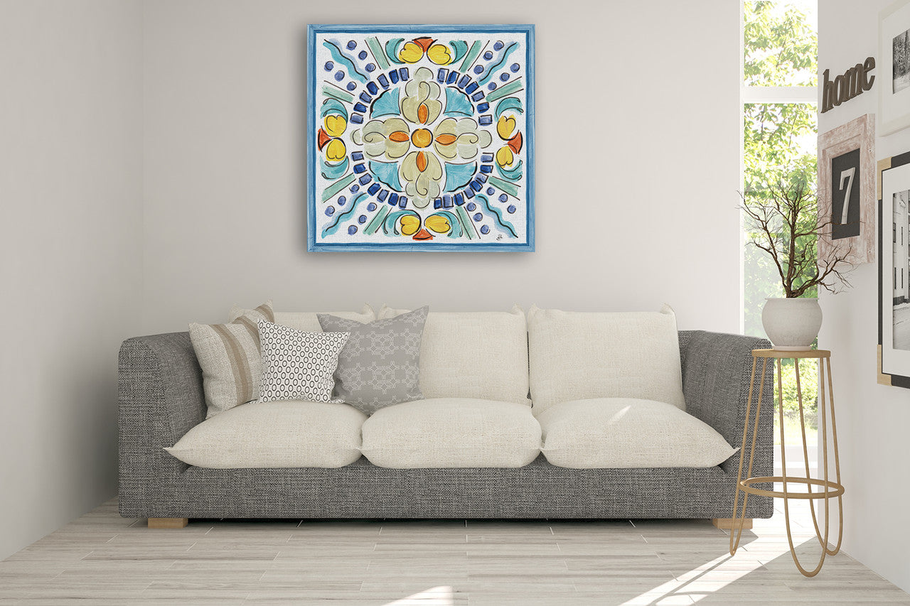 Morning Bloom VI Wall Art Print on the wall