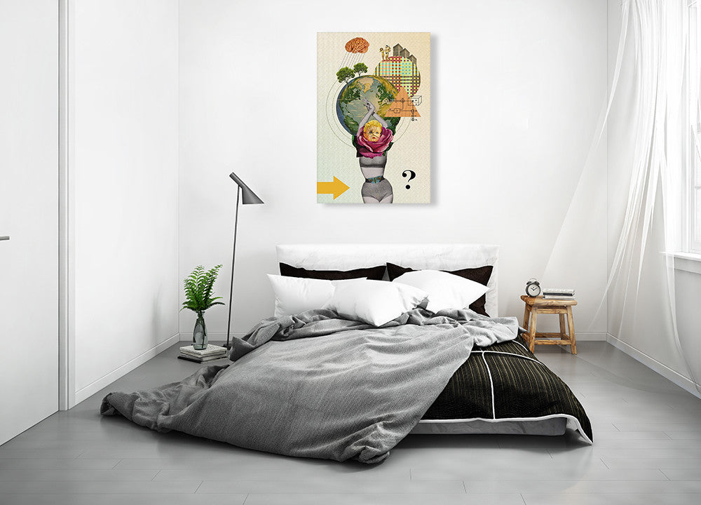 Mother Nature Wall Art Print on the wall