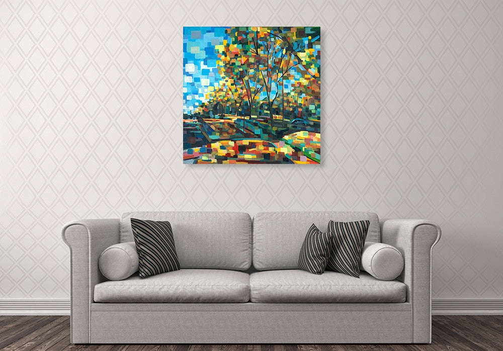 Ode Wall Art Print on the wall