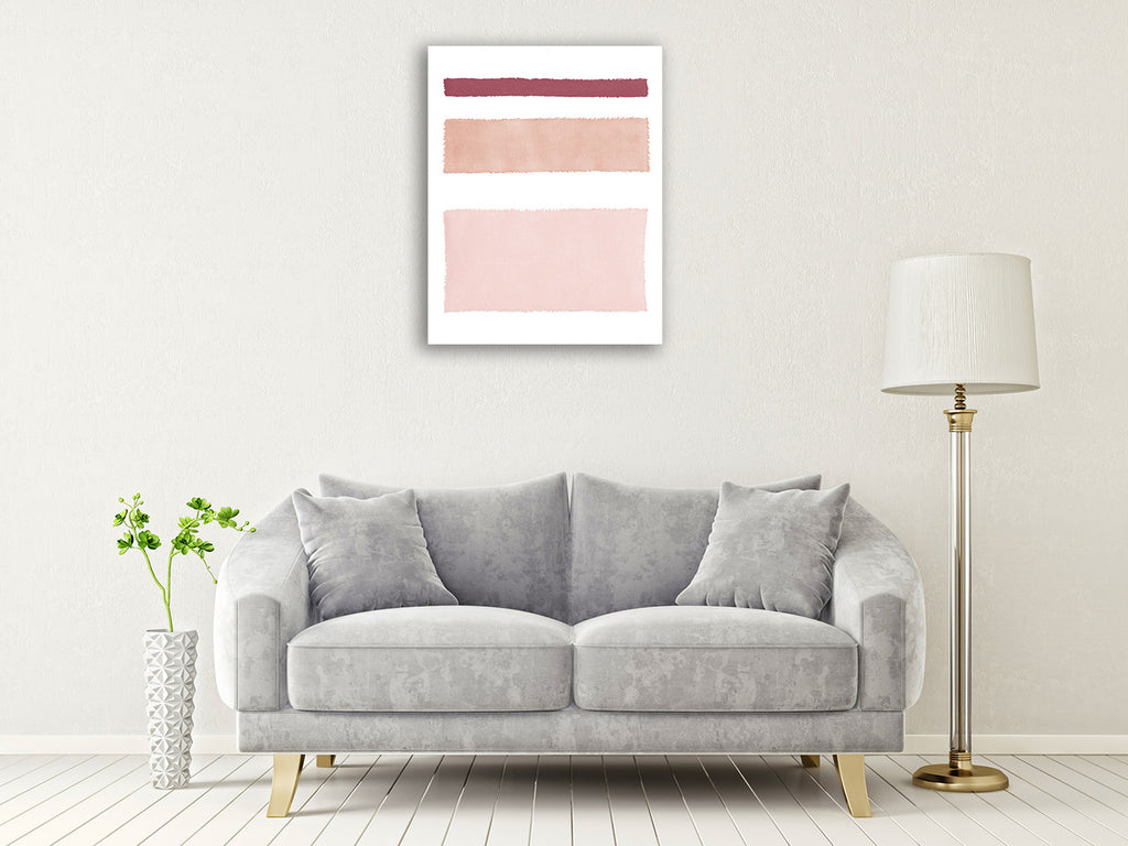 Painted Weaving IV Mesa Wall Art Print on the wall