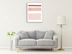 Painted Weaving IV Mesa Wall Art Print on the wall