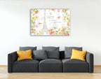Painting Paris I Wall Art Print on the wall
