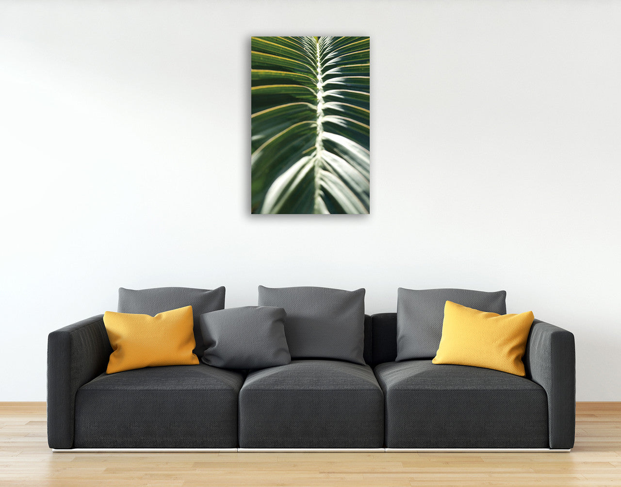 Palm Detail II Wall Art Print on  the wall