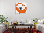 Pop Art Floral III Wall Art Print on the wall