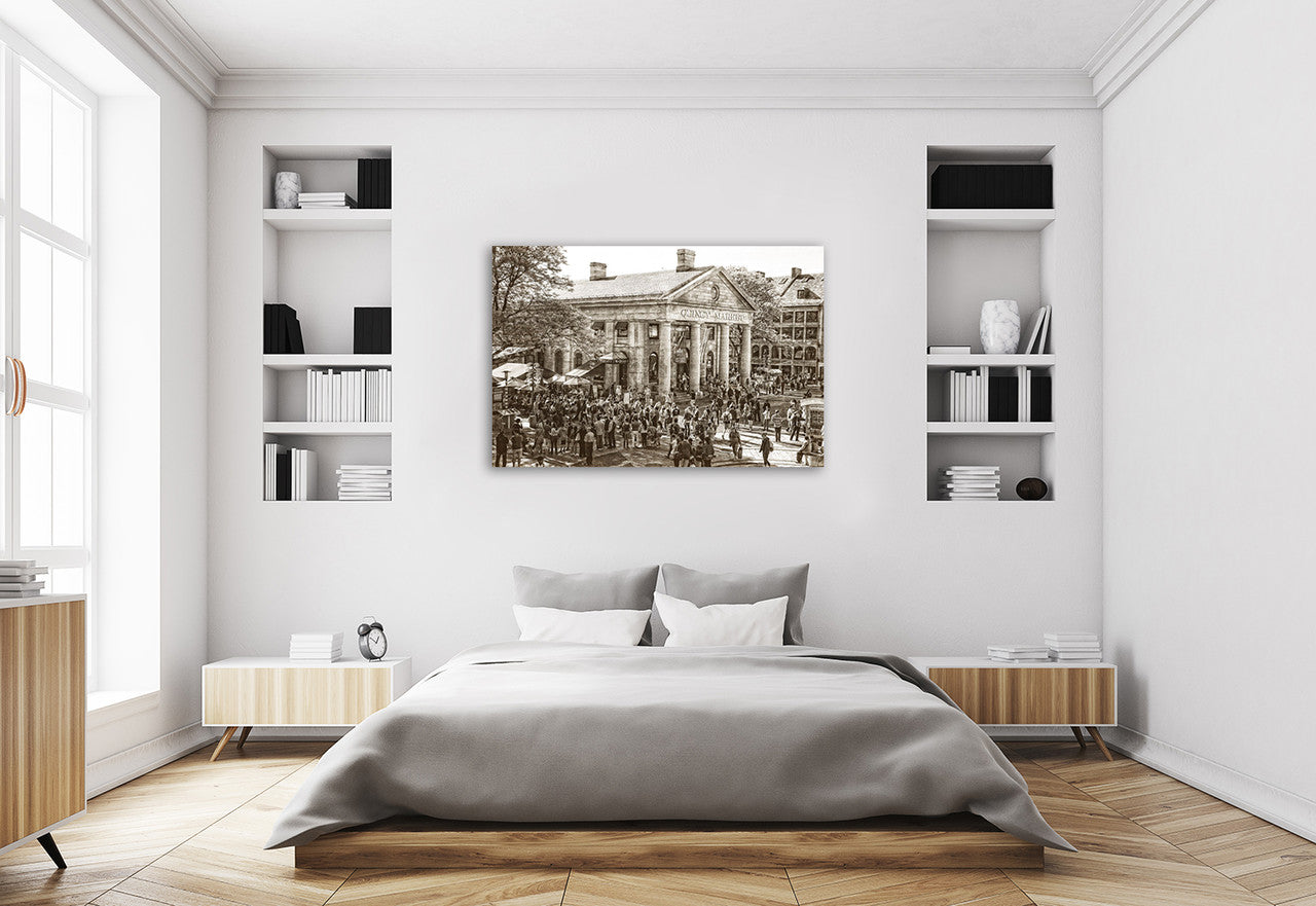 Quincy Market Wall Art Print on the wall