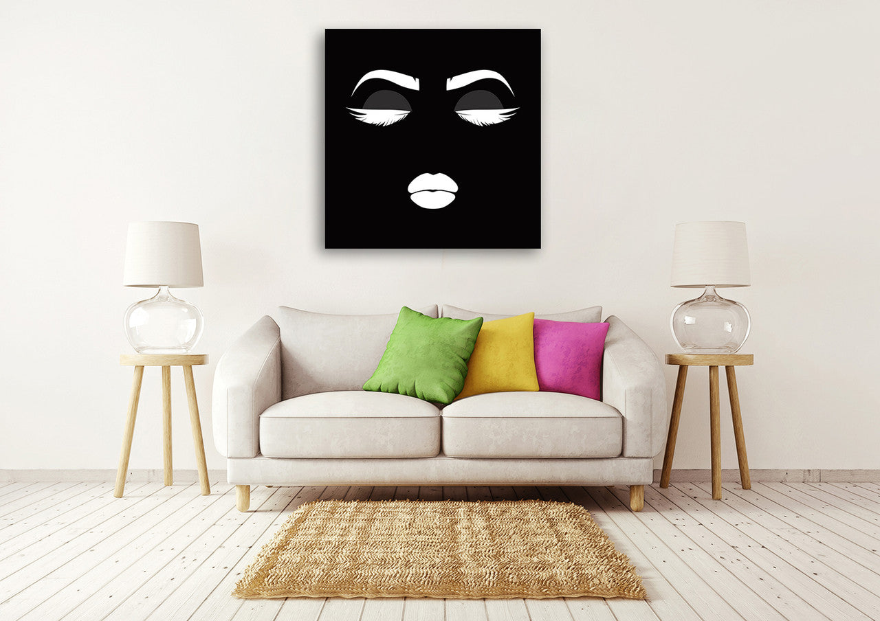 ReHer Face Wall Art Print on the wall