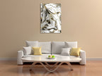 Rivers of Gold Wall Art Print on the wall