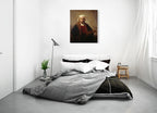 Self Portrait With Two Circles Rembrandt on the wall