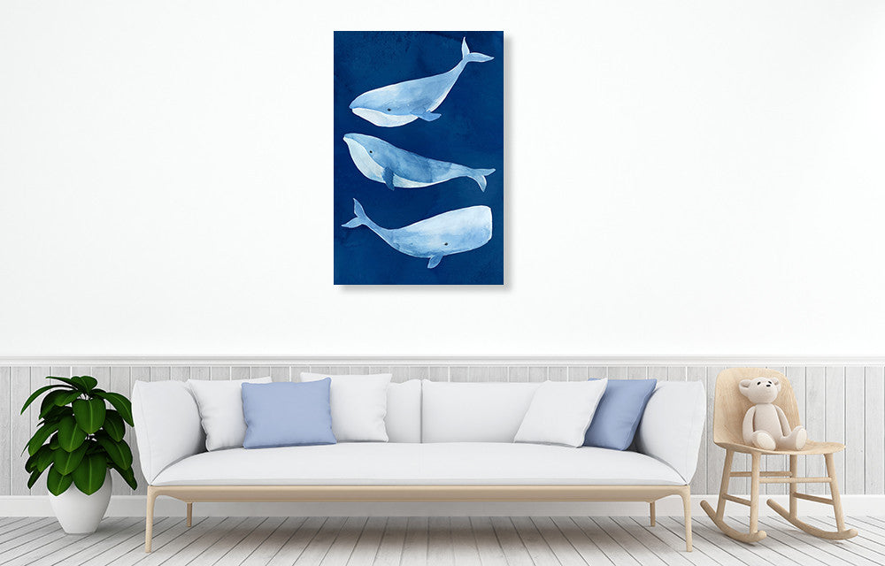 Silent Depth I Wall Art Print on the wall