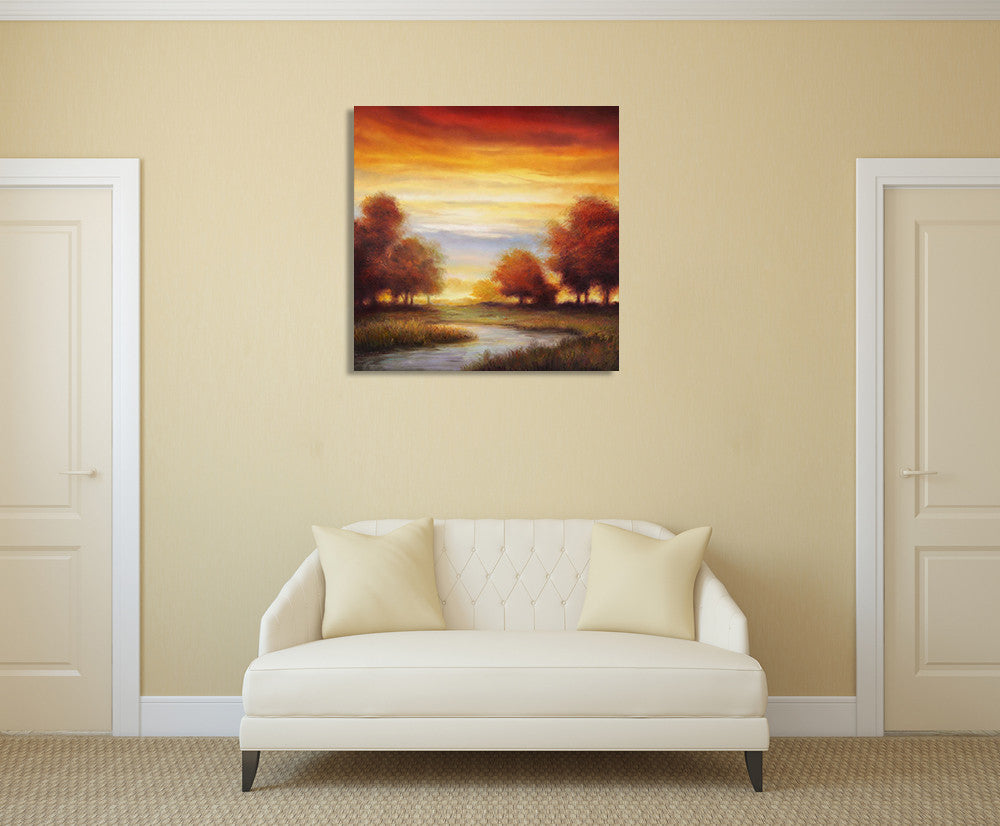 Sundown I Wall Art Print on the wall