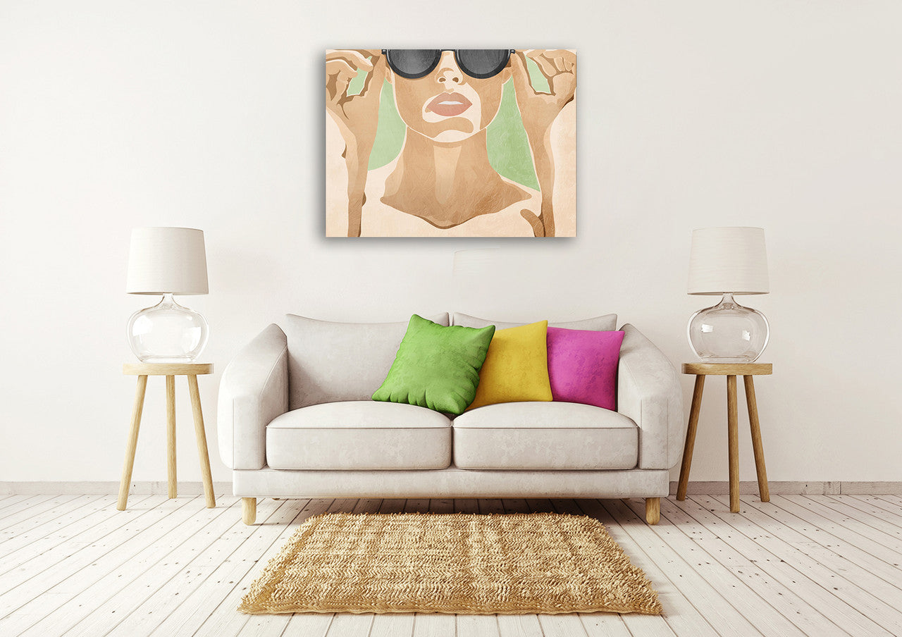 Sunkissed Beauty I Wall Art Print on the wall