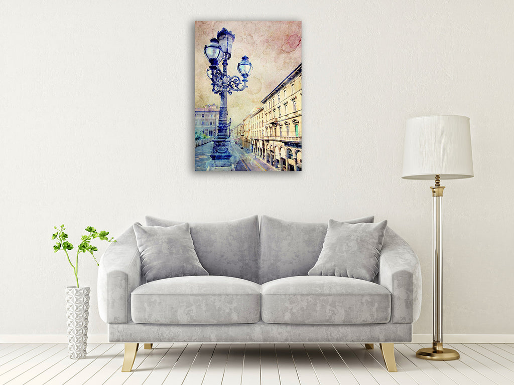 Sunrise in Venice Wall Art Print on the wall