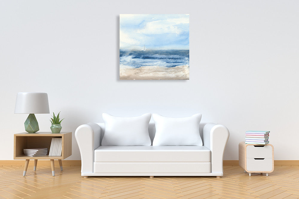 Surf and Sails Wall Art Print on the wall