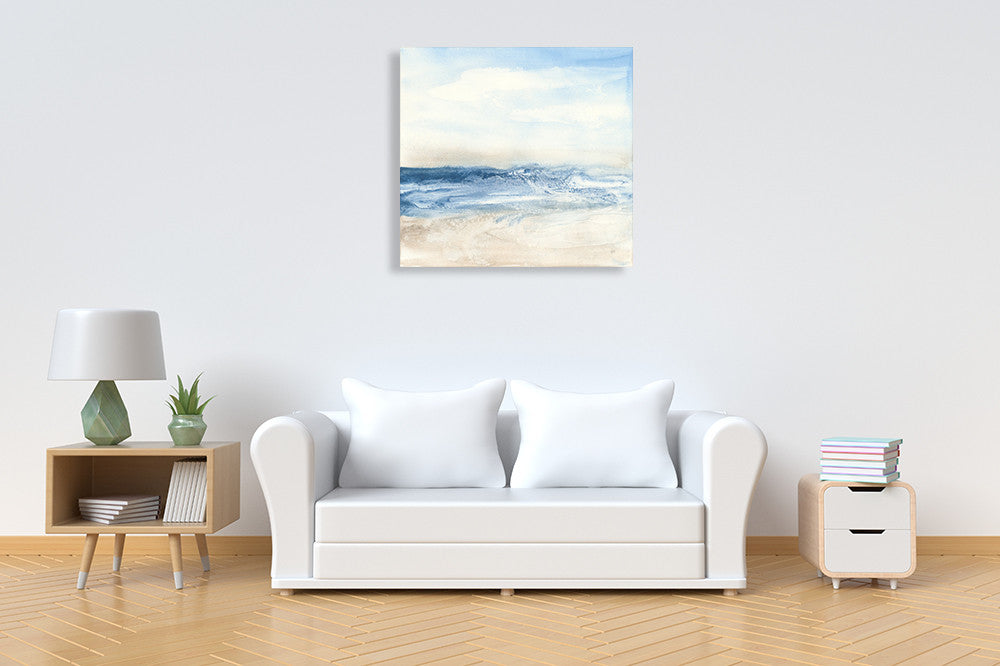 Surf and Sand Wall Art Print on the wall