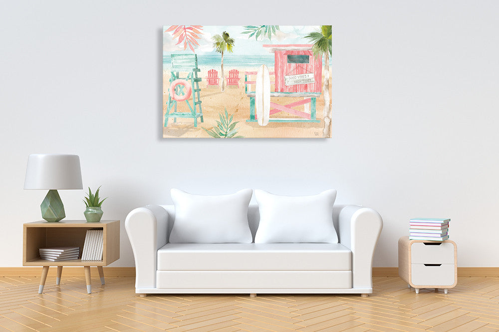 Surfs Up II Wall Art Print on the wall