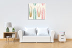 Surfs Up Pattern VIIIA Wall Art Print on the wall