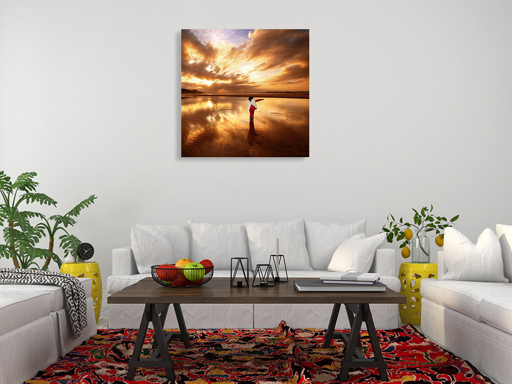 The Angel Wall Art Print on the wall