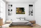 The Hedge Row Wall Art Print on the wall 