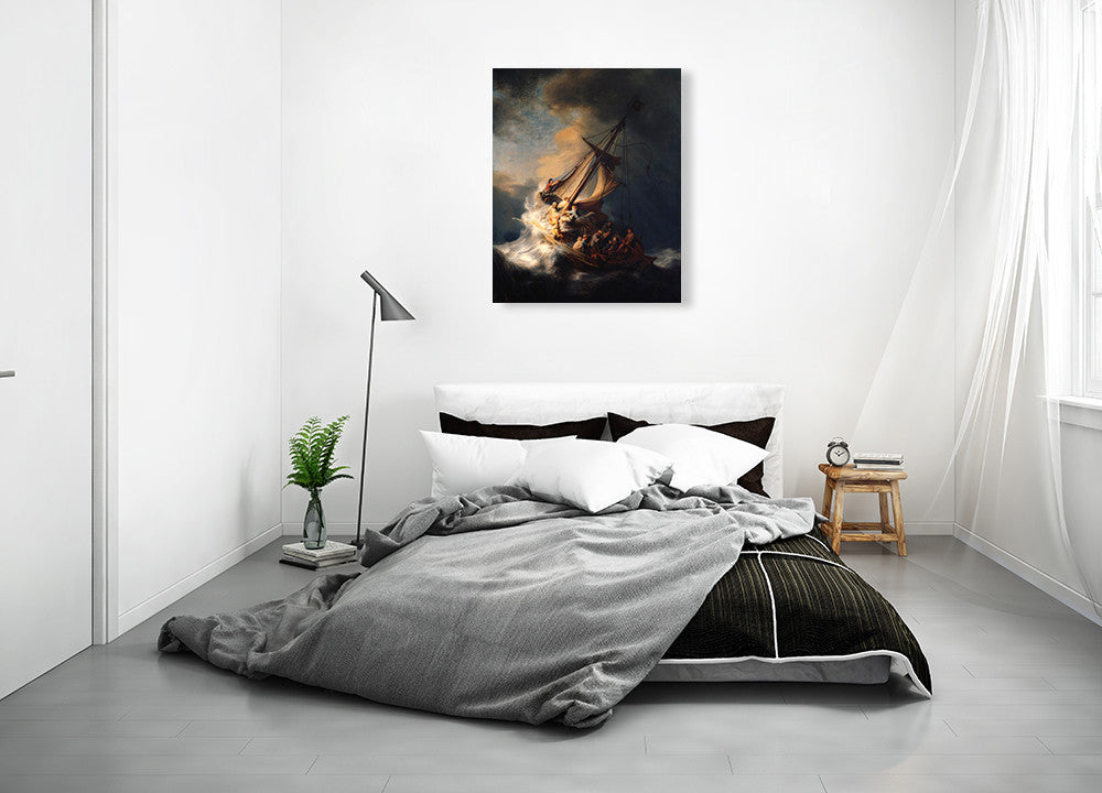 The Storm On The Sea Of Galilee Rembrandt on the wall