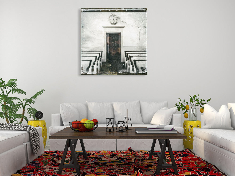 Time Cracked Wall Art Print on the wall