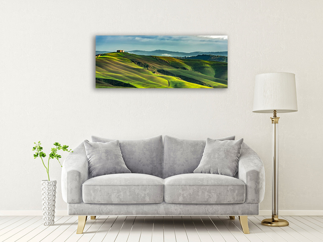 Toscana Crete Wall Art Print on the wall