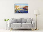The Venice Canal Wall Art Print on the wall