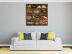Well Traveled I Wall Art Print on the wall