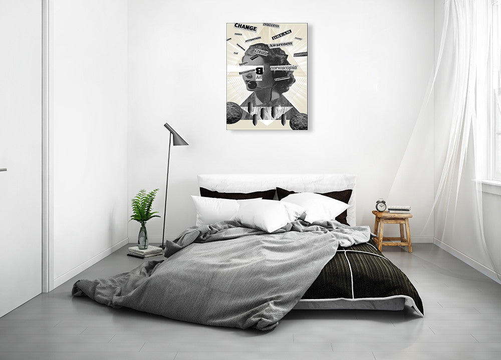 Words of Mass Destruction Wall Art Print on the wall