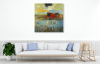 Zypher Hills Spring Wall Art Print on the wall