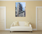 Skyscraper Reflections New York Wall Art Print on the wall