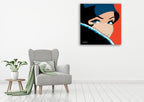 A Vintage Look Wall Art Print on the wall